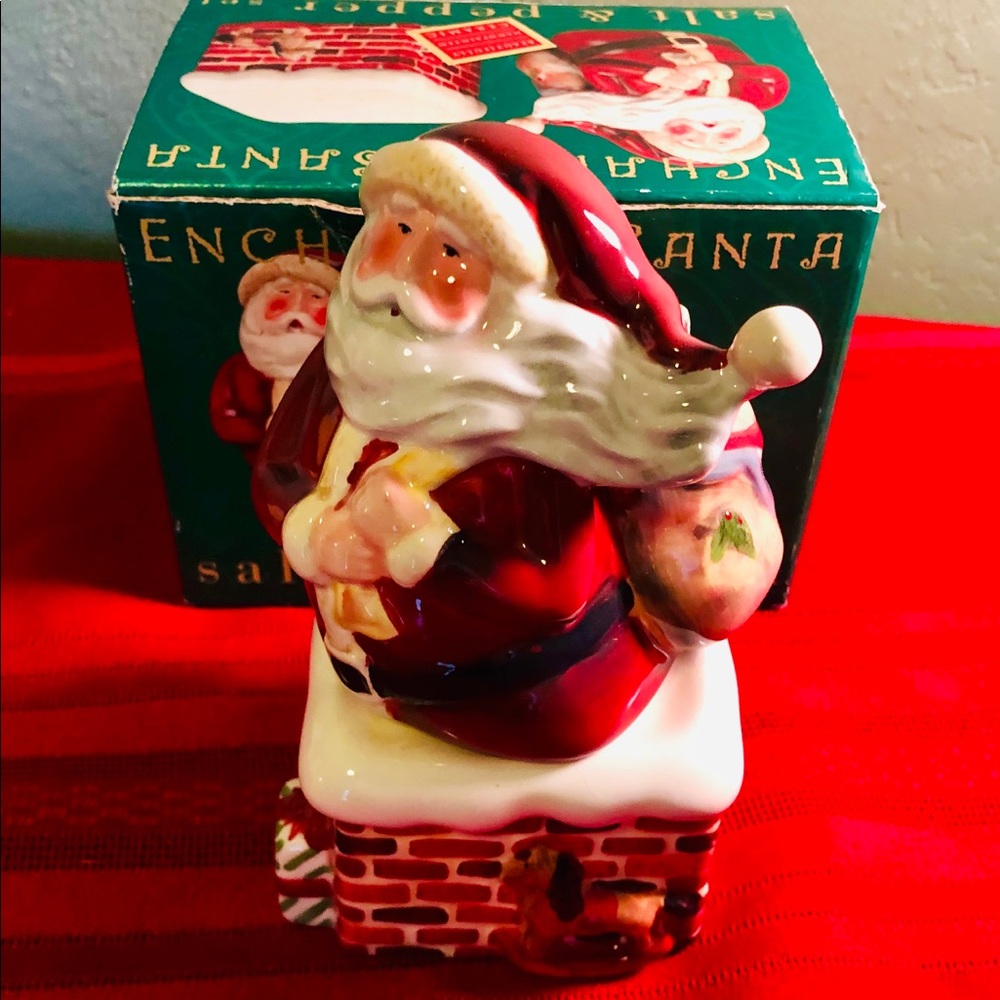 Certified International Santa Salt & Pepper Set